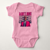 Daddy's Home Roze Trump Romper (Voorkant)