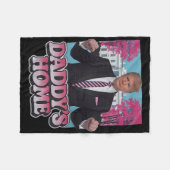 Daddy's Home Take America Ck Funny Pink Donald Tru Fleece Deken (Voorkant (Horizontaal))