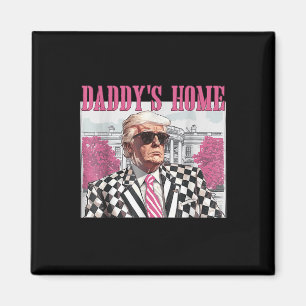 Daddys Home Trump Roze 2024 Magneet