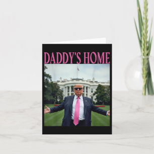 Daddys Home Trump Shirt voor mannen Vrouwen Kinder Kaart