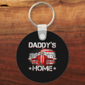 Daddys Home Trump Xmas 2024 Funny Trump Take Ameri Sleutelhanger (Voorkant)