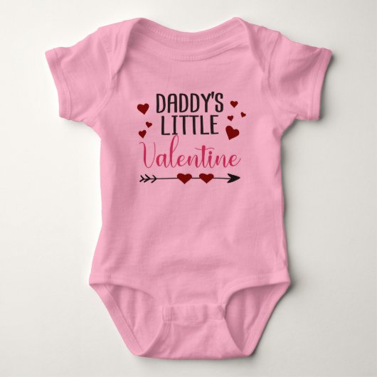 "Daddy's kleine Valentijn" Romper (Voorkant)