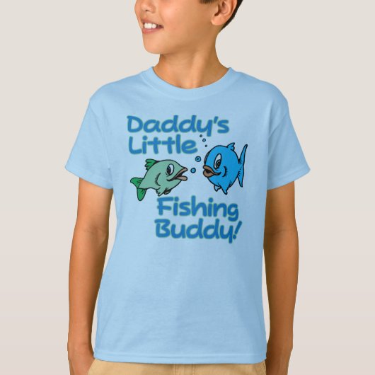 DADDY'S KLEINE VIST BUDDY! T-SHIRT (Voorkant)