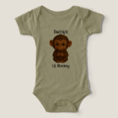 Daddy's LiL Monkey One Piece (Design voorkant)