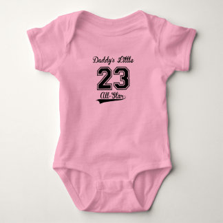 Daddy's Little All-Star (Roze) Romper