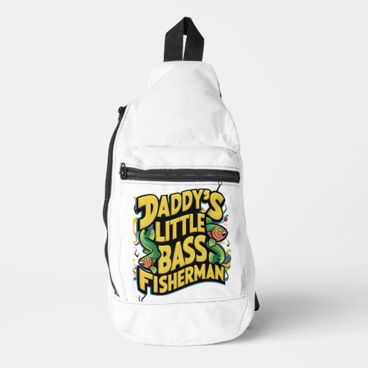 Daddys Little Bass Fisherman Sling Bag (Voorkant)