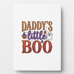 Daddys Little Boo Vintage Halloween Fotoplaat