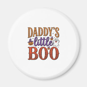 Daddys Little Boo Vintage Halloween Magneet