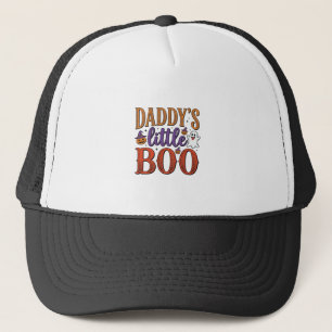 Daddys Little Boo Vintage Halloween Trucker Pet