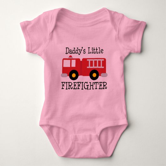 Daddys Little Firefighter Romper (Voorkant)