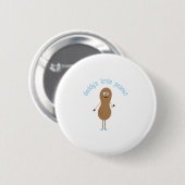 Daddys Little Peanut Ronde Button 5,7 Cm (Voorkant /achterkant)
