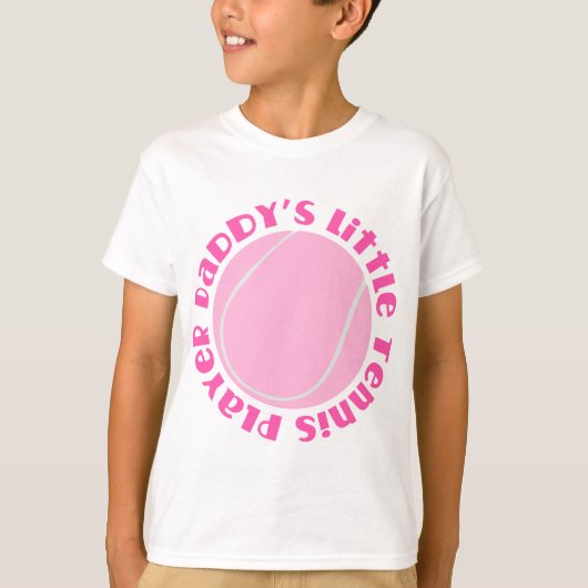 Daddys Little Tennis Player T-shirt (Voorkant)