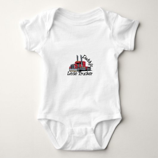 Daddys Little Trucker Romper (Voorkant)