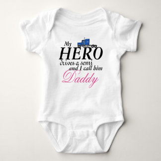 Daddy's My Hero - Vrachtwagenchauffeur Romper