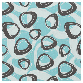 Daddys Pics Turquoise Fabric Stof