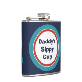 Daddy's Sippy Cup - Heupkolf Retro Kleuren Heupfles (Rechts)