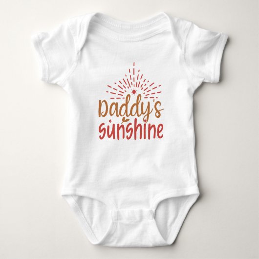 Daddy's Sunshine - Baby Boy Bodysuit (Voorkant)