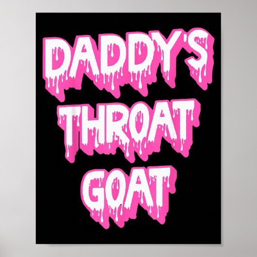 Daddy's Throat Goat Nk  Poster (Voorkant)