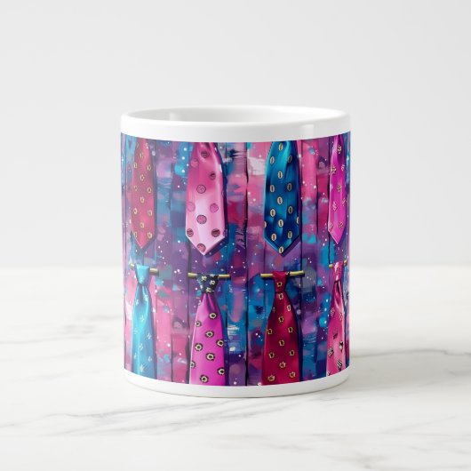 Daddy's Tie Collection Jumbo Ceramic Mug (Devant)