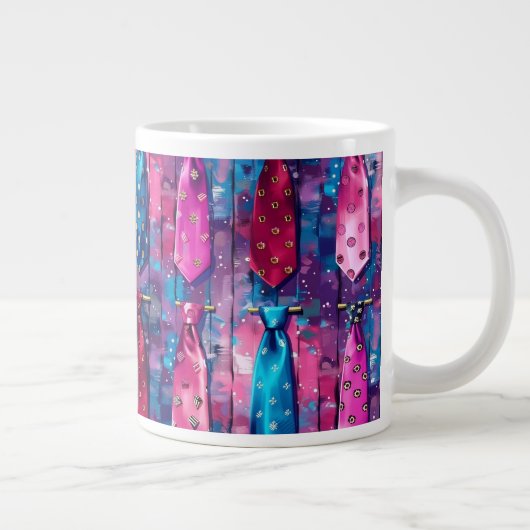 Daddy's Tie Collection Jumbo Ceramic Mug (Droite)