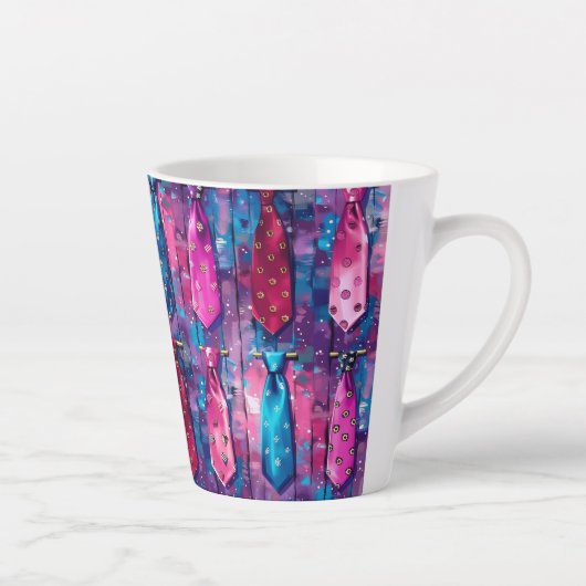  Daddy's Tie Collection Small Ceramic Latte Mug (Droite)