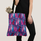 Daddy's Ties Large Shoulder Tote Bag (De près)