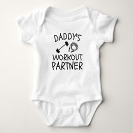 Daddy's Workout Partner Pa Lifting Buddy Romper
