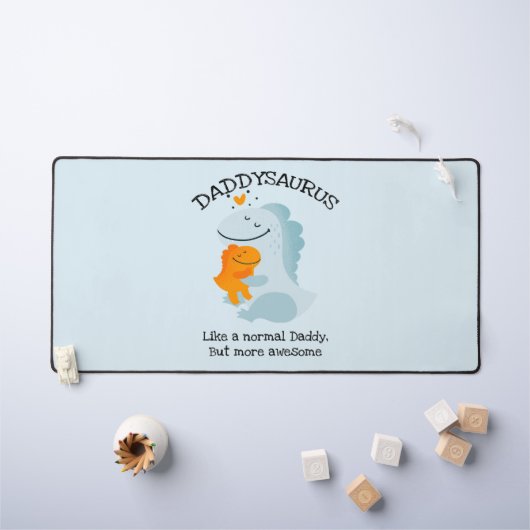Daddysaurus Comme Un Papa Normal, Mais Plus Étonna (Tableau pour enfants)