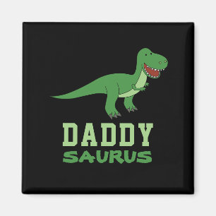 Daddysaurus Dinosaur T-Rex Dino Dad Vaderdag Magneet