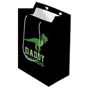 Daddysaurus Dinosaur T-Rex Dino Papa Vaderdag Medium Cadeauzakje