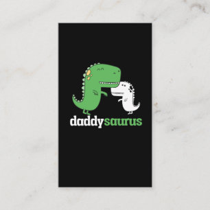 Daddysaurus Dinosaur Vader Dino Vader Visitekaartje