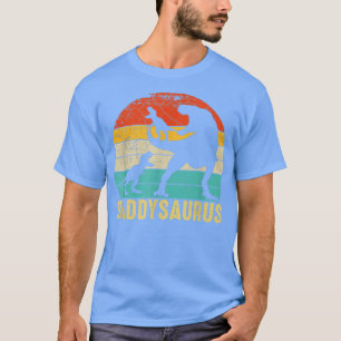 Daddysaurus Re Dad Dinosaur 2 Kinder vaderdag, c T-shirt