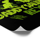Daddysaurus rex 2 Kinder zonneschijn voor vaders Poster (Hoek)