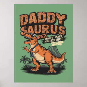 Daddysaurus Rex: De koele prehistorische legende Poster