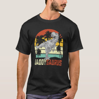 Daddysaurus Rex Dinosaur Dad Saurus Family Match T-shirt