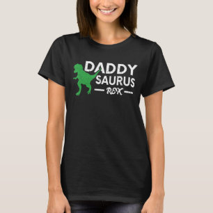 Daddysaurus Rex Dinosaur Dad Saurus Fathers Day T-shirt