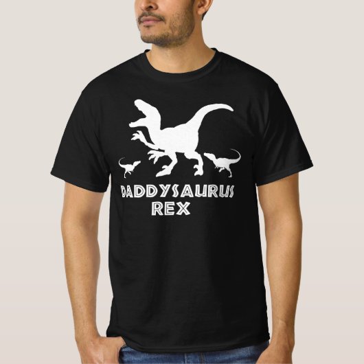 Daddysaurus Rex - Voor beste vaders en vaders van T-shirt (Voorkant)