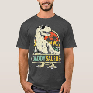 Daddysaurus T Rex Dad Dinosaur Vaderdag Gift T-shirt