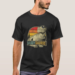 Daddysaurus T Rex Daddy Saurus Verjaardag Fa T-shirt