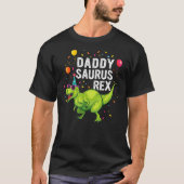 Daddysaurus T Rex Dinosaur Daddy Family Matching N T-shirt (Voorkant)