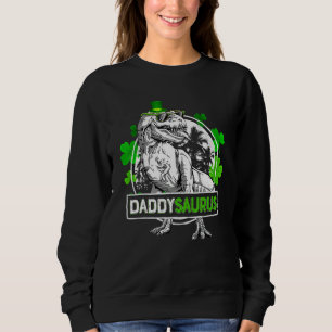 Daddysaurus T Rex Dinosaurus Daddy Saurus St Patri Trui