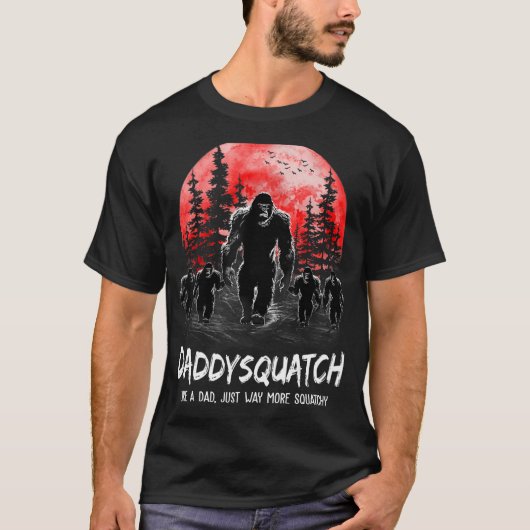 Daddysquatch Like A Dad Just Way More Two Boy T-shirt (Voorkant)