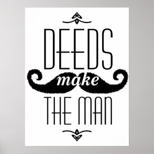 Daden maken de man poster