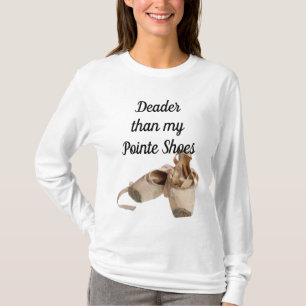 Dader dan mijn shirt met puntenschoenen