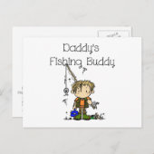 DADFISHINGBUDDY.png Briefkaart (Voorkant / Achterkant)