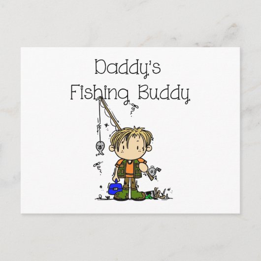 DADFISHINGBUDDY.png Briefkaart (Voorkant)