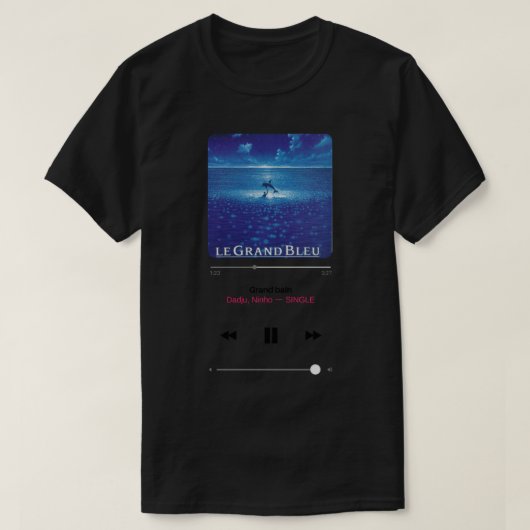 Dadju Ninho le grand bleu classique T-shirt (Design voorkant)