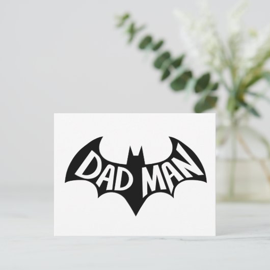 Dadman Superheld Briefkaart (Staand voorkant)