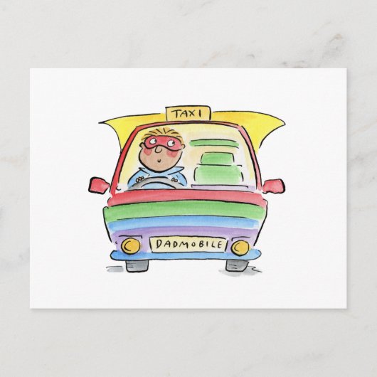 Dadmobile Briefkaart (Voorkant)