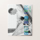 Dads Aangepaste foto Beste vader ooit met Jaar vad Legpuzzel (Verticaal)